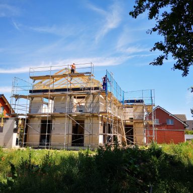 Neubauprojekt in massiver Bauweise