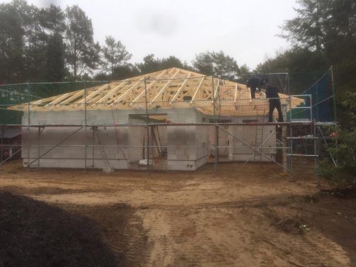 Dachkonstruktion im Holzbau